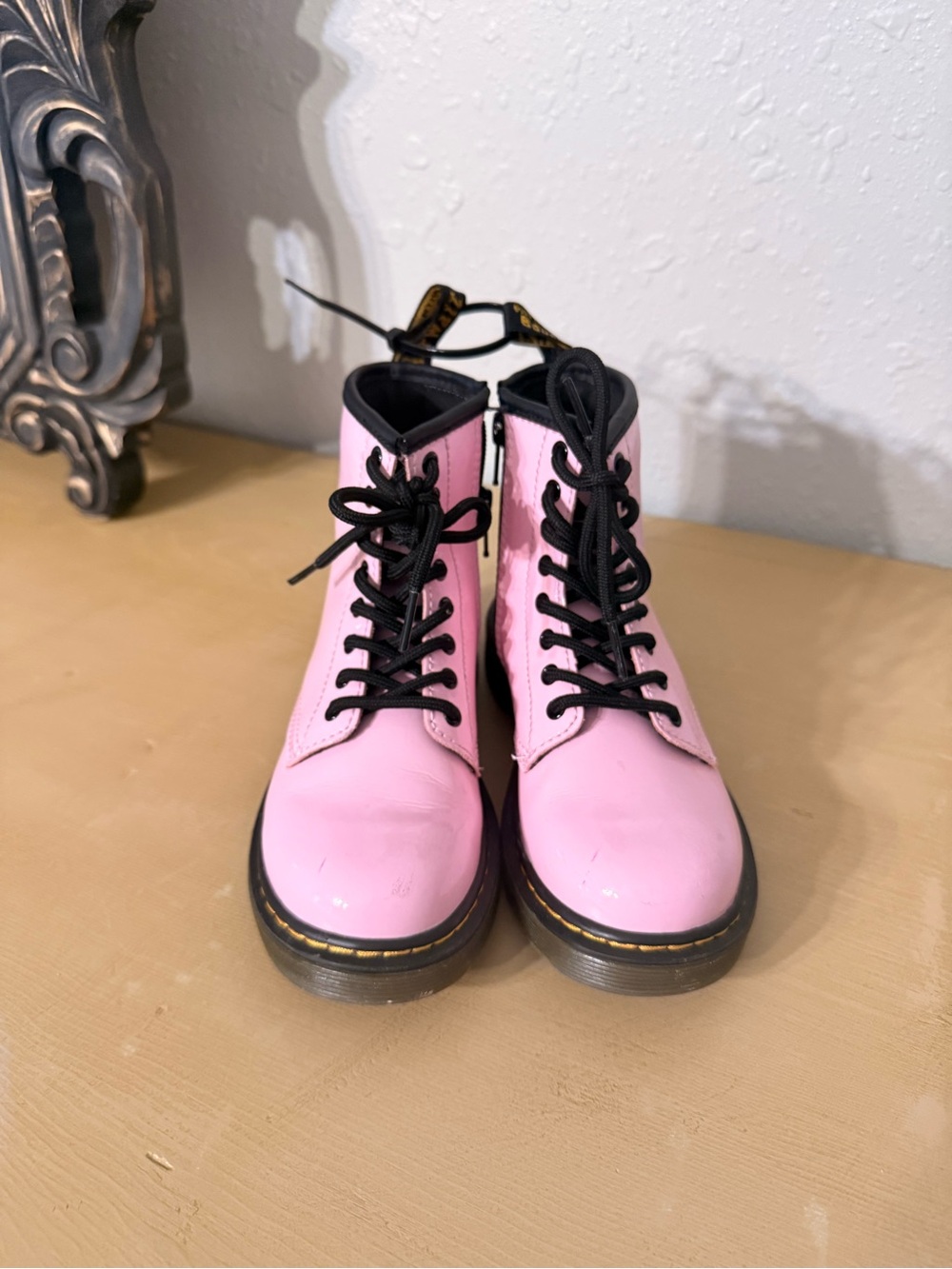 Dr Martens Pink Girls Boots.